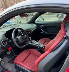 Asiento de carreras deportivo de lujo para coche, cubierta de cuero con Panel de fibra de carbono personalizado, actualización de cubo, asientos RS para <span class=keywords><strong>Audi</strong></span> A3 A4 <span class=keywords><strong>A5</strong></span> A6 A7 Q3 Q5 - Product Image 2