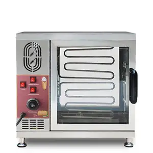 Gasschoorsteen Cake Oven Machine Commerciële 8 Rollen Roestvrij Staal 50 Nieuw Product Geleverde Broodbakkerijmachine 6 Maanden