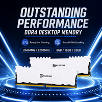 Module de RAM de bureau RuiChu DDR4 ECC 8 Go 3200 MHz PC4-25600 288 broches DIMM pour mise à niveau de PC et kit de jeu
