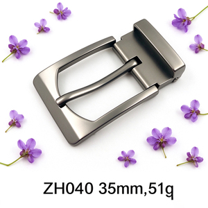 Boucle à ardillon large et incurvée en alliage de zinc robuste de 35 mm avec clip, accessoires de ceinture pour ceinture en cuir pour homme, idéale pour les activités de plein air et les affaires. - Product Image 3