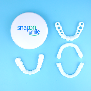 1 Par de Carillas Dentales a Presión para Hombres y Mujeres, Cubren los Dientes Imperfectos, Sonrisa Instantánea y Segura - Product Image 3