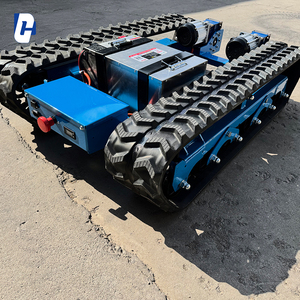 Tùy chỉnh Crawler Chassis cao su theo dõi nền tảng khả năng chịu tải cao thích hợp cho điện và điều khiển từ xa - Product Image 3