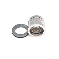 Joint hydraulique à soufflet métallique équivalent RC 515E JC 515E, résistant à la corrosion SIC/SIC/EPDM/SS316, 20 bars, 40°C-200°C, 25 m/s, pour pompe
