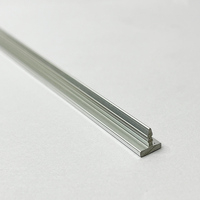 Profilé de bordure carré en alliage d'aluminium anodisé série 6000 pour décorations avec services de pliage, soudage et découpe