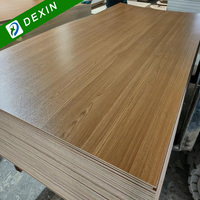 Contreplaqué marin stratifié mélaminé brillant ou mat sur mesure 18 mm blanc double face multi-couches pour carcasse d'armoire de cuisine