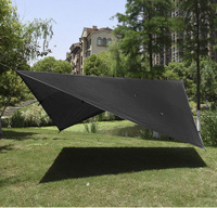 Hamac de pluie Rainfly, imperméable, ultraléger, portable, quatre saisons, installation rapide, abri de camping, auvent, équipement de survie