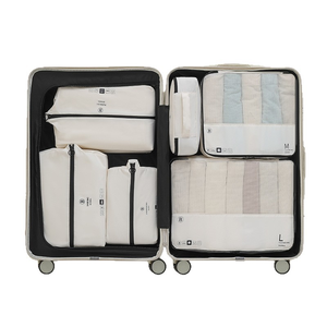 مجموعة حقائب تخزين للسفر قابلة للتخصيص، حقيبة منظمة للأمتعة، حقيبة ملابس محمولة كبيرة السعة، حقيبة تخزين مقاومة للماء وقابلة للضغط - Product Image 2