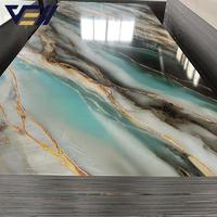 Feuille de PVC en marbre plastique UV VELL pour mur