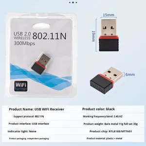 Chứng Khoán Sẵn Sàng <span class=keywords><strong>USB</strong></span> 2.0 Không Dây <span class=keywords><strong>Wifi</strong></span> <span class=keywords><strong>Adapter</strong></span> 150Mbps Cho Máy Tính Xách Tay Đen Mini Nhỏ Gọn Card Mạng Với Điều Khiển Đĩa - Product Image 2