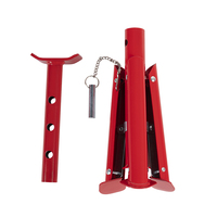 Support de levage pliable en acier 3T, trépied de sécurité automobile avec réglage à 5 vitesses, support universel pour garage et atelier