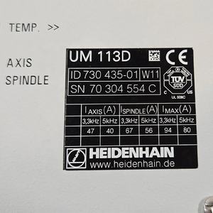 TAIZHOU UM wei UM 113D kullanılan HEIDENHAIN CNC kontrol sistemi Servo modüler invertör güç modülü UM113D - Product Image 2