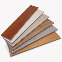 Plancher en vinyle de luxe imperméable au design moderne, installation rapide, décoration intérieure, grain de bois, LVT, plancher à clic