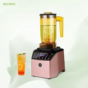 Bubble Tea Shop Equipment Portable Juicer Heavy Duty Fresh Fruit Mixer Blender Electric Transparent Juicer Blender