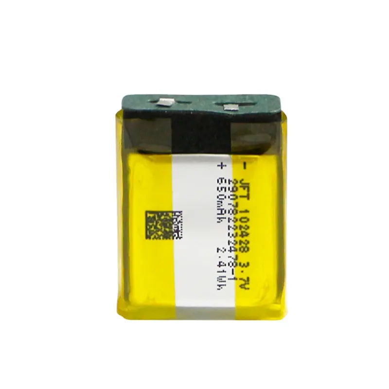 L0750-LF-102428 Lithium Energy Lithium-ion Square Soft Pack Battery L0750 650mAh Smart Wearable Battery