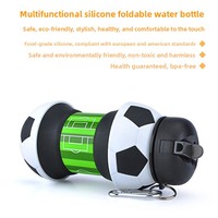 Gourde pliable en PP et silicone pour étudiants, idéale pour l'alpinisme, le football, le basketball et le baseball - Anti-chute et anti-fuite