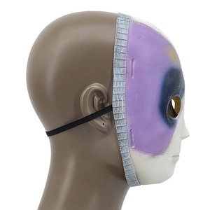 Accesorios de utilería para Halloween, juego de <span class=keywords><strong>terror</strong></span>, aventura, cara de Sally, máscara de látex blanca púrpura, 2017 - Product Image 5