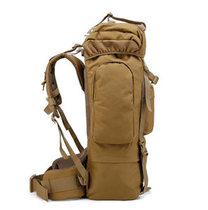 65L Big Capacity Camping <b>Backpack</b> Outdoor Hunting Climbing Travel Rucksack <b>Khaki</b> Tan Color Coyote - Product Image 4