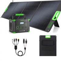 Station d'alimentation portable EB1000 1000W, panneaux solaires 200W, 999Wh, sortie AC à onde sinusoïdale pure, charge rapide PD 60W, batterie au lithium