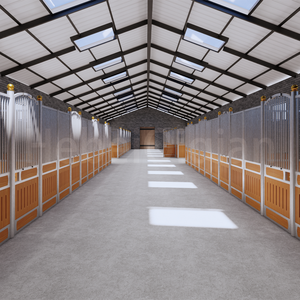 تراجع الساخنة المجلفن الحصان كشك الجبهات في الأماكن المغلقة الحصان مستقرة لوحة المجلفن الخيزران الحصان اسطبلات للمزرعة - Product Image 4