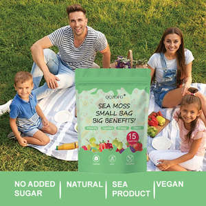 Gummies de mousse de mer, 15 unités, <span class=keywords><strong>sans</strong></span> <span class=keywords><strong>sucre</strong></span>, véganes, pour l'immunité, la digestion, l'énergie, la détox, <span class=keywords><strong>sans</strong></span> additifs - Product Image 4