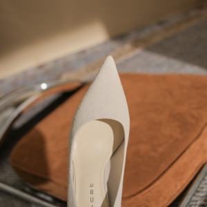 Zapatos de Tacón Alto de Cuero Color Piel para Mujer, con Punta en Pico, Sexys, para Fiestas, Oficinas, Bodas, Ocasiones Formales, para Usar en Invierno y Verano - Product Image 4