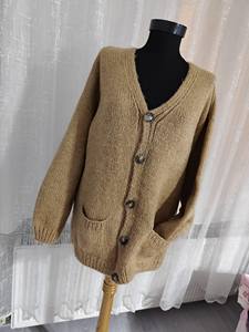 เสื้อคาร์ดิแกนลายโลโก้แบบกำหนดเอง แรงบันดาลใจจากเคิร์ต โคเบน ปี 1993 MTV Unplugged สไตล์กรันจ์ ยุค 90 ร็อค เอสเทติก เสื้อถัก - Product Image 3