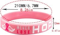 Bracelets personnalisés pour sensibiliser les femmes au cancer du sein