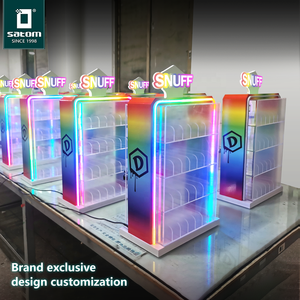 Acrylic hiển thị tủ không khói thuốc lá hiển thị khói cửa hàng LED Acrylic ánh sáng thuốc lá hiển thị đứng - Product Image 4