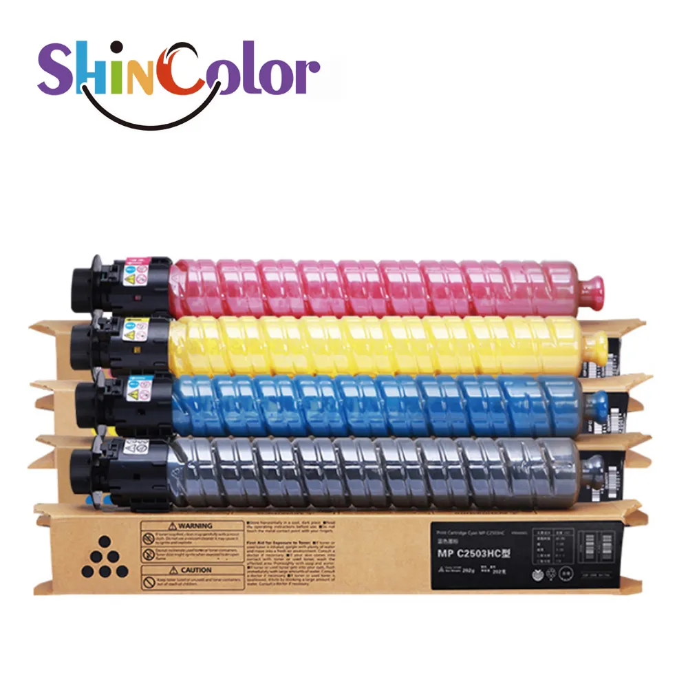 Shincolor Compatibel Ricoh Kopieerapparaat Toner Ricoh Mp 2503 Voor Gebruikte Mp C2504 C2503 C2004 C2503 Fotokopieermachine