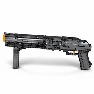 Pistolas de juguete de plástico en miniatura, modelo de Rifle, Kit de construcción, juguete educativo Unisex, Rifle de asalto Ww2, bloques de construcción de ladrillos de plástico - Product Image 1