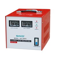 Stabilisateur de tension monophasé AC220V 10kVA à noyau en cuivre de précision pour atelier industriel