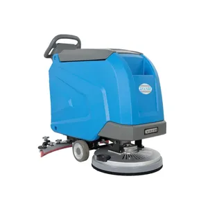 Commercial Battery Powered Walk Behind Hand Push Tile Vinyl Hardwood Hard Floor Machine Cleaner