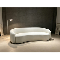 Canapé sectionnel moderne à trois places, multi-tailles, en tissu doux, en forme de S, avec rembourrage en éponge de densité 32, pour salon, hôtel, maison