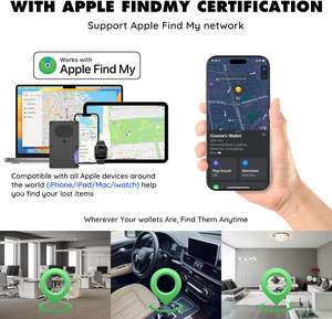 Cartera Metálica Compacta con GPS y RFID, Estuche Inteligente para Tarjetas con Rastreador, Localizador con Tarjeta <span class=keywords><strong>Findme</strong></span>, Regalo para las Fiestas - Product Image 3