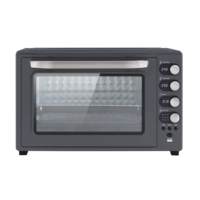 Four électrique de 60L avec commandes numériques-Rôtissoire par convection avec capacité de rôtisserie de poulet