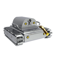 Robot de nettoyage de conduits de graisse industriels à haute pression RJ-Bot G36 pour cuisine, corps en acier inoxydable, étanche IP65