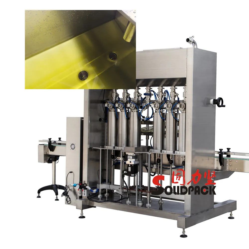 Solidpack hot cook olive oil bottling machine