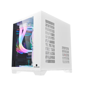 Boîtiers d'ordinateur de jeu personnalisés Micro ATX en verre trempé transparent pour ordinateur de bureau de jeu - Product Image 2