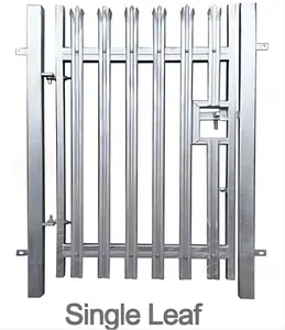 Galvanized Steel Palisade Safety Fence For Building / Second Hand Palisade Fencing For Security Project