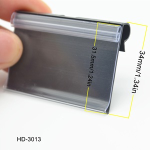 <strong>Pvc</strong> shelf <strong>label</strong> <strong>holder</strong> display supermarket hang price hd 3012 HD-3012 edi according to cusmter - Product Image 6