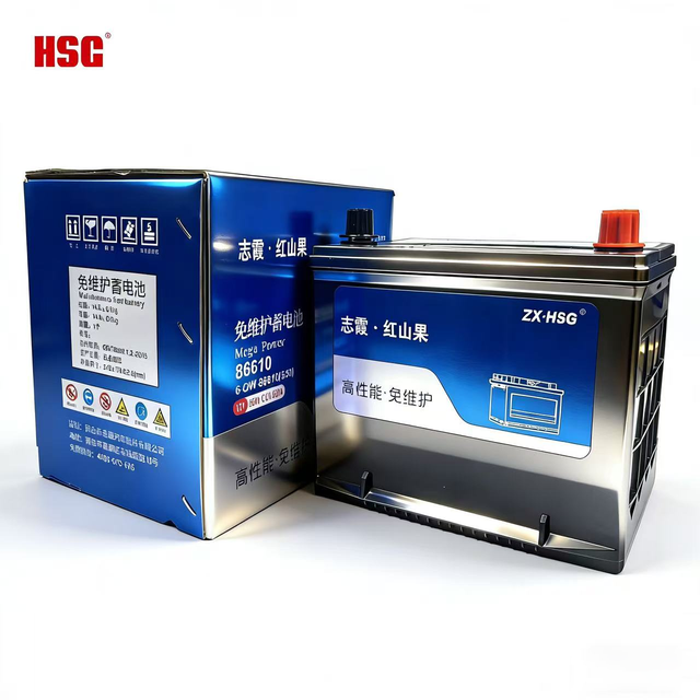 Maintenance Free EFB60 12V 60Ah Lead Acid Automotive Start-Stop Battery Suitable for Hybrid and Conventional Vehicles