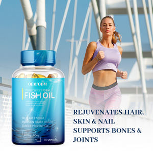 Complément alimentaire en marque blanche OEM/ODM, capsules molles de 1200 mg, capsules molles d'huile de poisson d'eau profonde oméga <span class=keywords><strong>3</strong></span> EPA/DHA pour adultes - Product Image 3