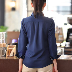 <span class=keywords><strong>Camicie</strong></span> uniformi <span class=keywords><strong>da</strong></span> <span class=keywords><strong>cameriere</strong></span> dell'hotel nuovo stile bavero traspirante a maniche lunghe - Product Image 6