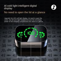 Écouteurs à écran miroir HD et écran LED Écouteurs TWS Écouteurs Bluetooth sans fil Sports Casques intra-auriculaires étanches