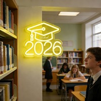 Enseigne néon LED personnalisée Neonawall pour la remise des diplômes, lumière décorative USB à intensité variable pour fête de remise des diplômes, événement, maison, studio, décoration murale, cadeau
