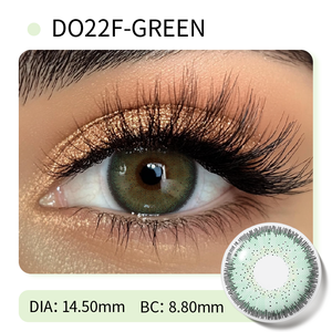 Lentilles de contact colorées vertes effet papillon, lentilles cosmétiques Soflen, taille 14,2 mm - Product Image 4