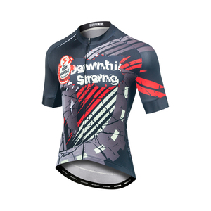 Maillot de cyclisme personnalisé à manches longues ou courtes, avec coutures thermosoudées et ourlet antidérapant en silicone, pour usine de vêtements, échantillon rapide, commande en gros prise en charge - Product Image 2