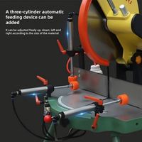 Scie à onglets verticale professionnelle industrielle électrique de haute précision de 12 pouces (305 mm) pour l'aluminium et le bois