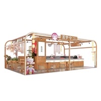 YTSF-I100 Stand d'exposition modulaire en bois, comptoirs d'affichage personnalisés pour centres commerciaux, petites entreprises, montage facile, portable