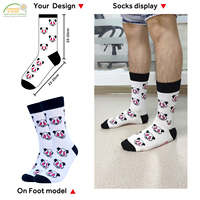 Meilleures ventes de chaussettes de compression toutes saisons universelles 25mmHg bon motif de tricot logo de nouveauté personnalisé chaussettes de compression confortables